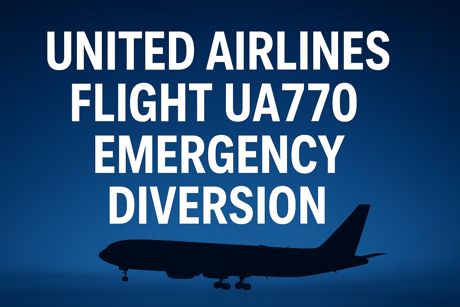 united airlines flight ua770 emergency diversion